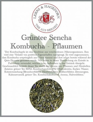 Thé vert sencha kombucha - 1, kg