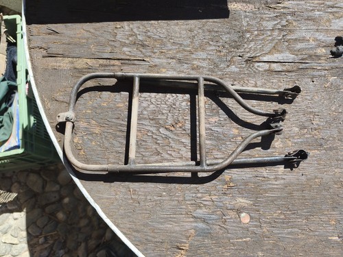 Porte bagage vélo ancien - porte,