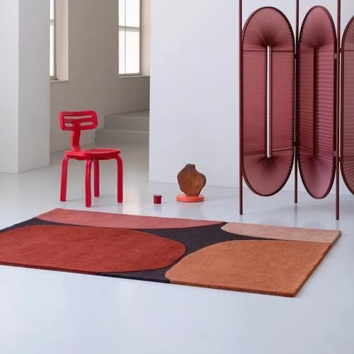 Tapis abstrait design
