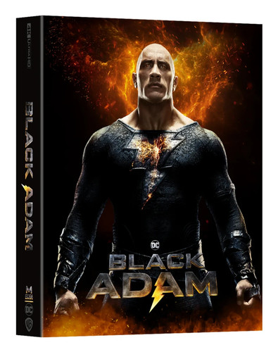 Black adam steelbook double - black,