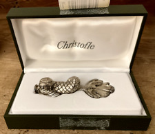Christofle Neptune Knife Chopstix Rest NEW Unopen Box Louis XV Style See Photos