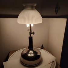 Vintage Sunshine Safety #532 1920's Made By Coleman. Table  Lamp, tested & Works