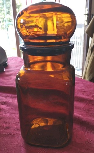 Pot bocal verre - verre, brun