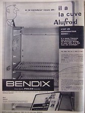 PUBLICITÉ 1960 BENDIX PHILCO