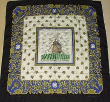 VINTAGE WOMEN'S 100% PURE SILK SILK SILK SOIE SCARF (1787) 78cm x 80cm