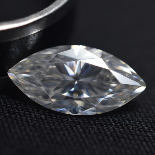 Coupe marquise moissanite - , 1