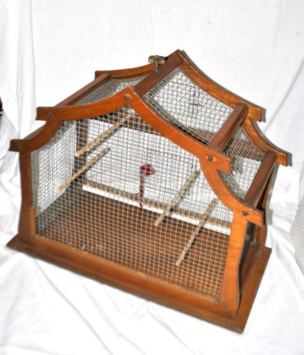 Grande cage oiseau vintage - cage,