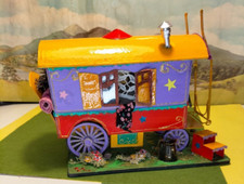 CRECHE ROULOTTE CIRQUE DIORAMA