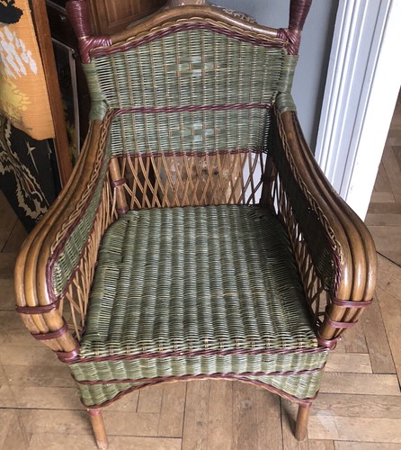 Paire fauteuils porte - de, +