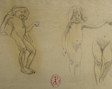 Putto DESSIN ORIGINAL Delvaux