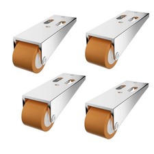 Roulettes mobiles pour petits meubles sous lit rangement et portes coulissantes