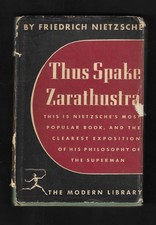 THUS SPAKE ZARATHUSTRA by FRIEDRICH NIETZSCHE MODERN LIBRARY HC w/DJ