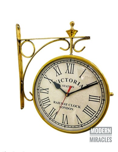 Horloge murale gare - gare, double