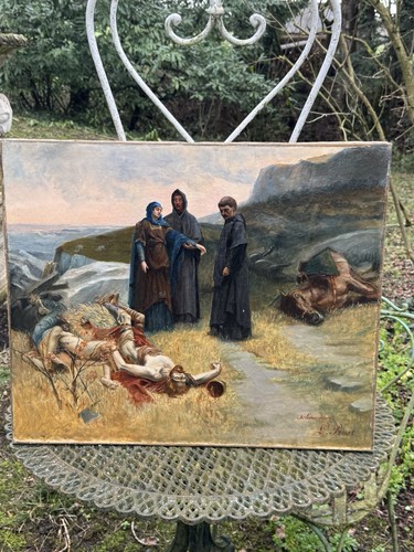 Tableau histoire huile - d’histoire,