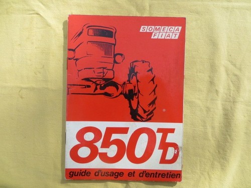 Tracteur fiat someca 850 - 850, td