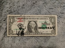 Banksy Dismaland Real Dollar COA Signed Rat art Offers Welcome 