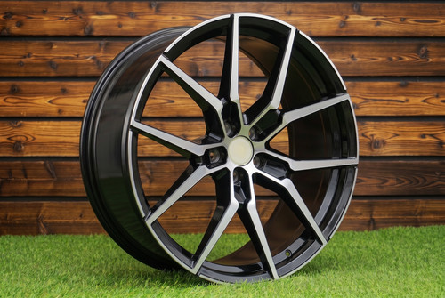 Roues alu polies noir style - 4x,