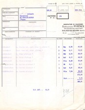 1961 MANUFACTURE DE CHAUSSURES ETS PYRENEX A SALIES DE BEARN - M. DRILLAUD A