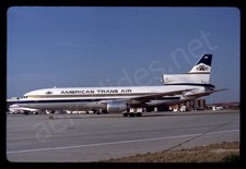 ATA American Trans Air Lockheed L-1011 N193AT Apr 87 Kodachrome Slide/Dia C8