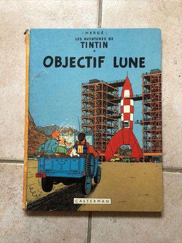 Tintin objectif lune - bd,
