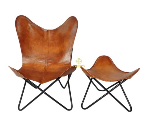 Chaise butterfly avec - butterfly, pouf