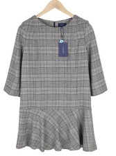 Gant Checked Flare Femme Robe
