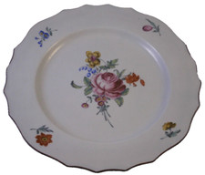 Assiette Florale En Porcelaine