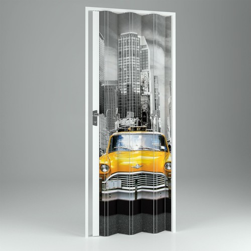 Porte accordèon pvc - pvc, pliante