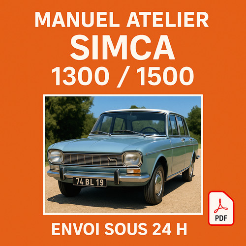 Manuel atelier simca 1300 - manuel,