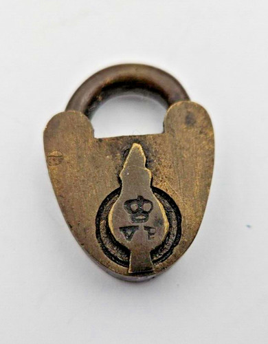 Ancien petit cadenas laiton - cadenas,