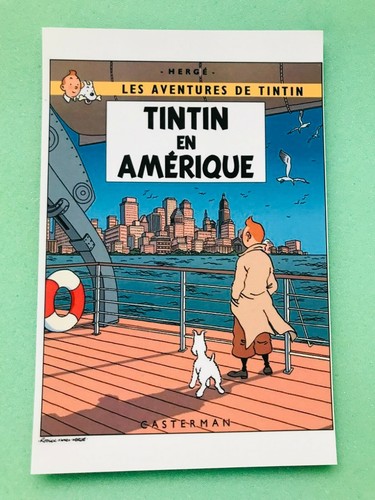 Carte postale 15x10 tintin - carte,
