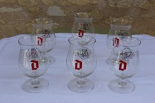 Lot de 6 verres DUVEL “L’art du détail” – 33cl – série partielle avec doublon