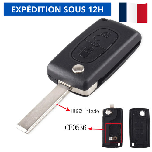 Coque clé peugeot citroën - coque,