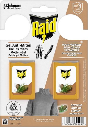 Raid anti mites gel - raid,