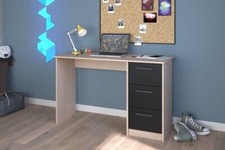 Bureau-parisot "décor chêne