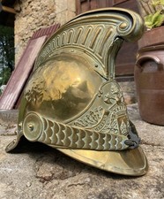 Firefighter helmet of the city of MAINCY. circa 1880. France.