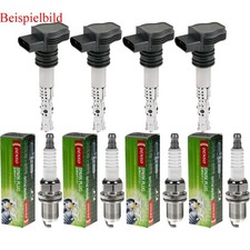 4x Ackoja Bobine D'Allumage + Denso Bougie pour Hyundai Sonata VI Yf 2.0 Hybrid