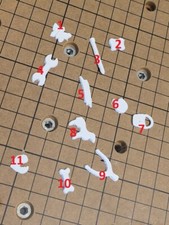 YOU CHOOSE Piece or Pieces of Operation Board Game Replacement Pieces Parts