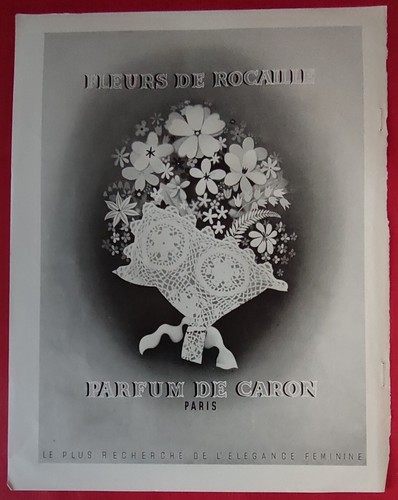 Publicité 1936 parfum fleurs - publicité:,