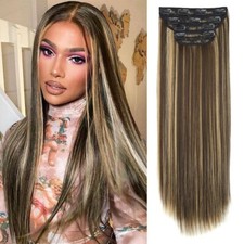 Perruque femme cheveux Longs et raides pour usage au quotidien