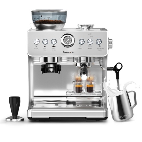 Machine café inox - machine, +