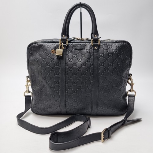 Gucci sacoche cuir gg - gucci, en