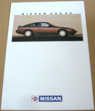 1988 NISSAN 200SX FAIRLADY Catalogue Brochure Prospekt Folder Pub Dépliant De