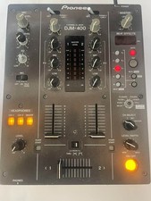 Pioneer DJ DJM-400 Black 2-Channel Audio Mixer Built-in Effects Tested Working