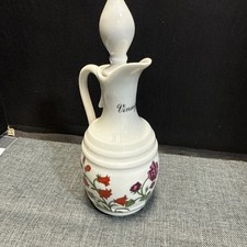 French Porcelaine de Paris  Vinegar Cruet Decor Herbier