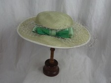 Chapeau de paille "Jamir" vert