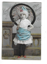 Ancien Chromo  pub Sewing