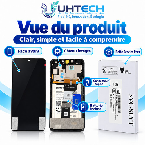 écran samsung a05s a057 - Écran,
