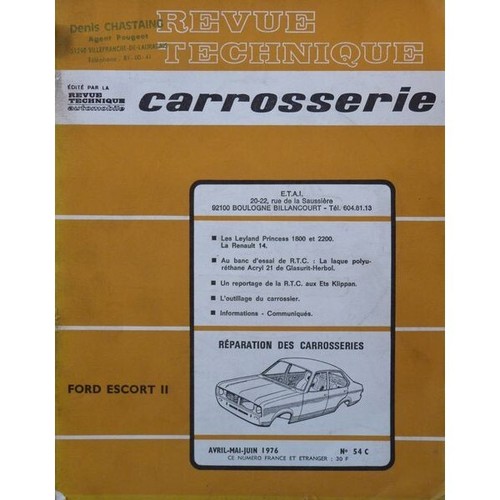 Technique carrosserie ford - technique,