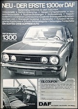 DAF 66 Marathon, Original 1973 Advertising